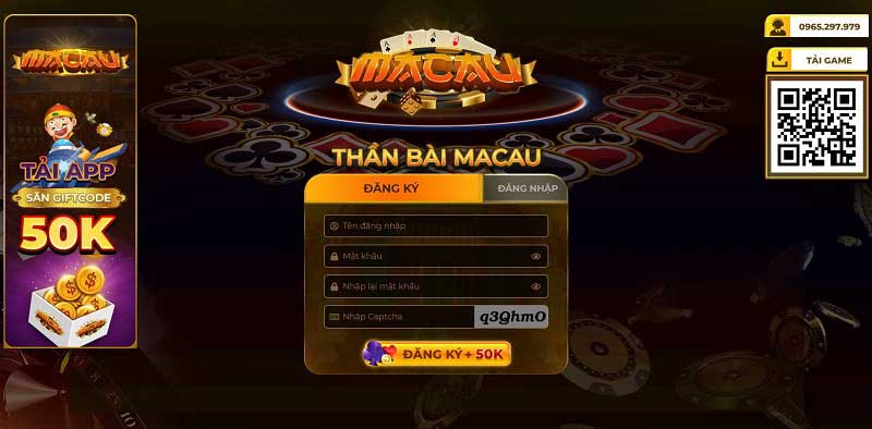 đăng ký Macau club